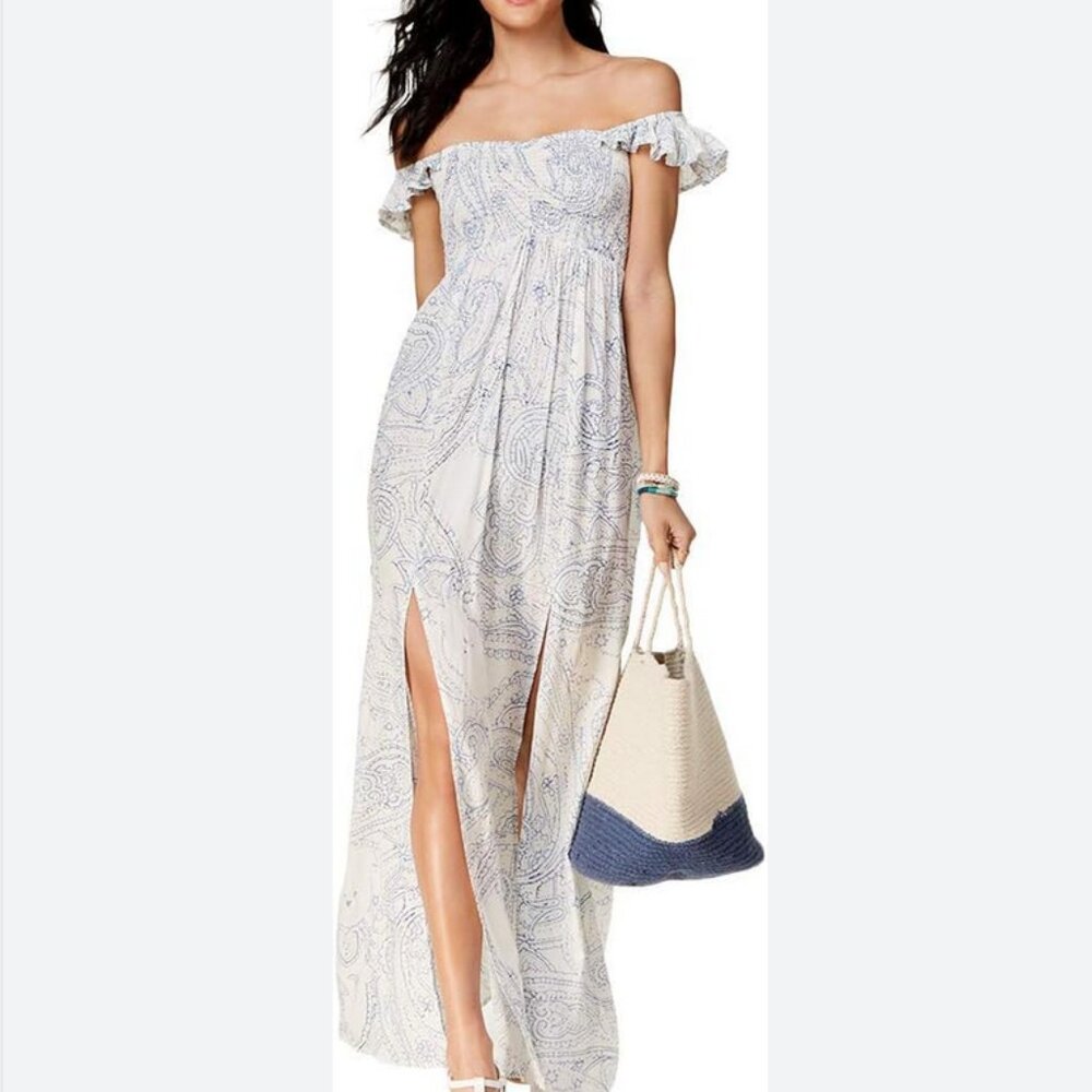 RAVIYA Ruffle Tie Dye Swim Coverup